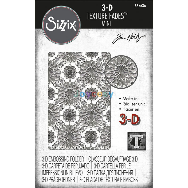 Sizzix 3D Texture Fades Tim Holtz-Mini Kaleidoscop..